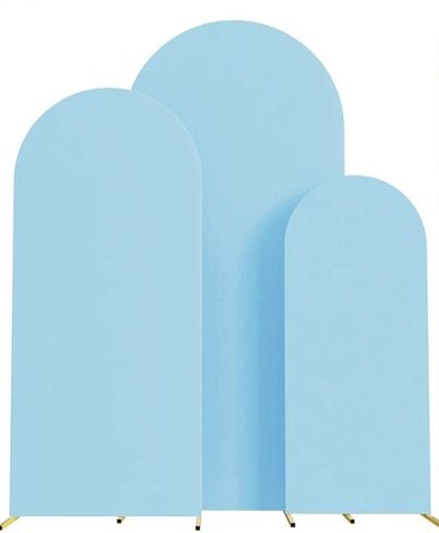 Trio Arch 3pcs Spandex Cover - Baby Blue