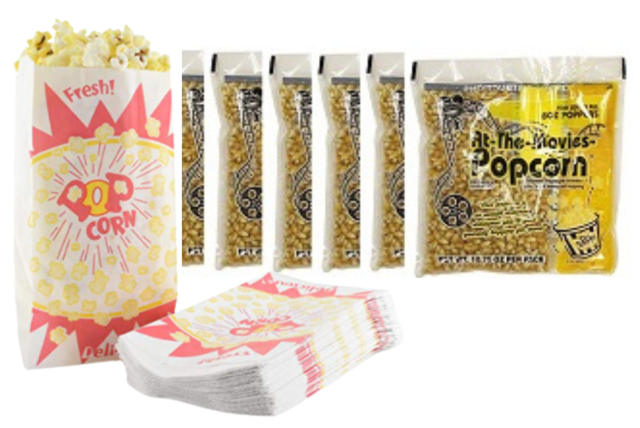 Popcorn Supplies Bundle for 50 people