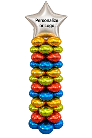 Foil Balloon Column - NO Latex