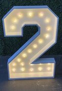 "2" 4ft LED Number Marquee