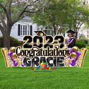 2023 Congratulations w/Diplomas (Choose your balloon colors)