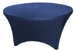 5ft Round Spandex Table Cover - Navy