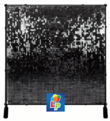8x8 Shimmer Wall Backdrop - Black