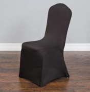 Black - Spandex Chair Cover - Rental