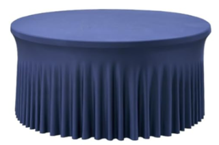 72inch Round Spandex Table Cover - Navy