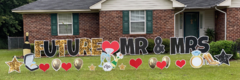The Future "Mr & Mrs"- Yard Card Greeting