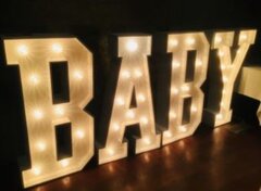 "BABY" 4ft LED Marquee