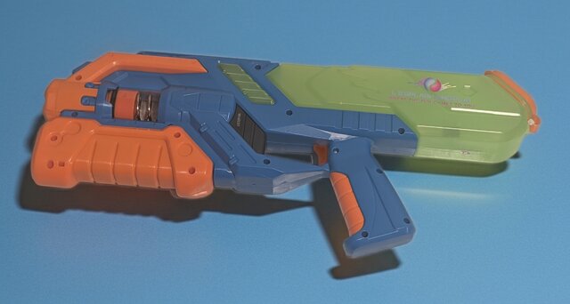 Large water Gun fill with paint