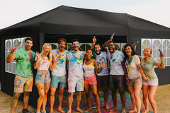 Splash Tent Set Up Black