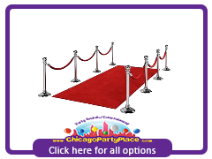 Red (& other colors) Carpets, Stanchions & Ropes