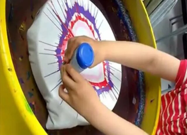 DIY Spin Art Machine 