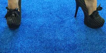 12ft Blue Carpet