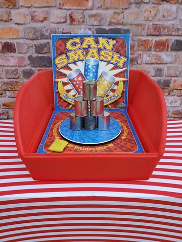 Can Smash Deluxe Carnival Game Rental