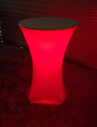 LED High Boy - Pedestal Cocktail Table (30inch round)