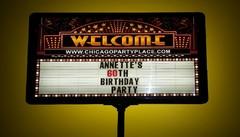 Lighted Marquee Sign