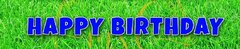 Happy Birthday Yard Phrase Blue (s)