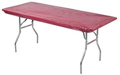 Kwik Cover (maroon) 6ft long  (Table not included)