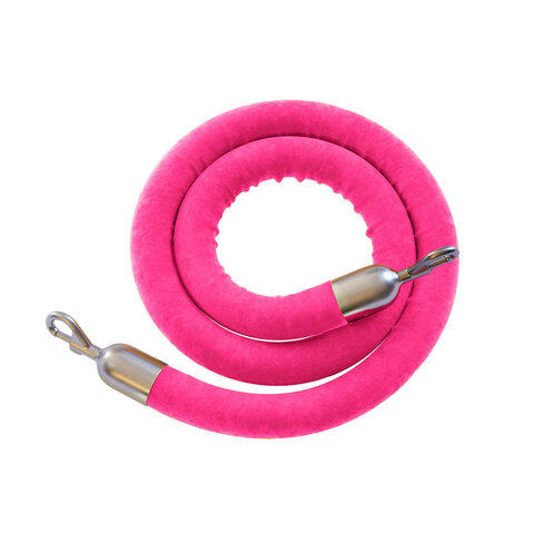 Pink Rope Rental w/Chrome End