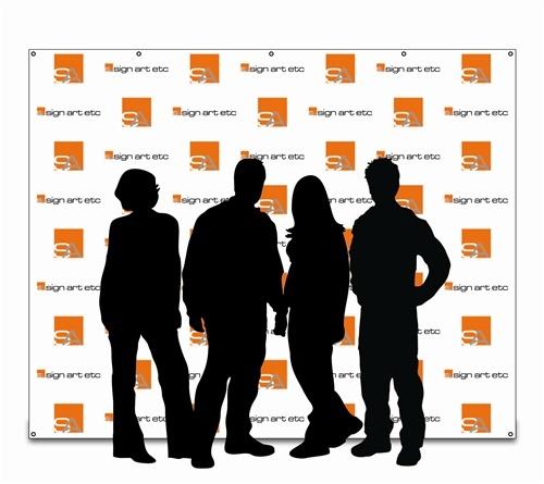 8x8 Custom Step and Repeat Banner