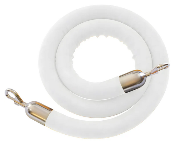White Rope Rental w/Chrome End