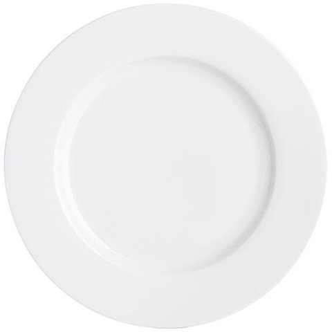 White Dinner Plate 10.75'' (Pack of 10 Units)