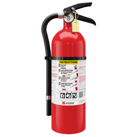 Fire Extinguisher Rated 3-A:40-B:C 