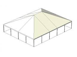 40 x 50 Keder Frame White Top Tent