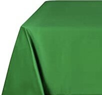 Green Kelly Polyester 132'' Round Tablecloth