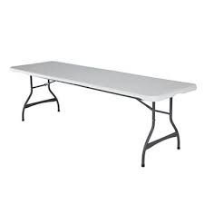 White 8Ft Rectangular Table