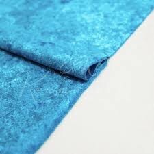 Aqua Crushed Taffeta Table Runner