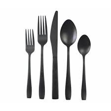 Black Titan Dinner Fork (Pack of 10 Units)