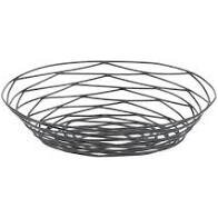 Bread Basket Artisan Oval Black Wire