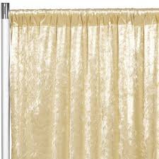Champagne Velvet 14' Single Drape