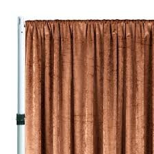 Copper Velvet 14' Single Drape