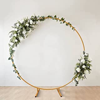 Gold Circle Wedding Arch