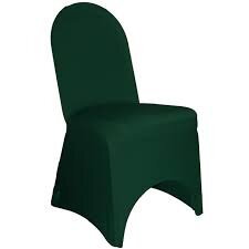 Hunter Green Spandex Banquet Chair Cover