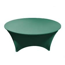 Jade Spandex 60in Round Table Cover