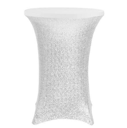 Silver Sequin Spandex 30