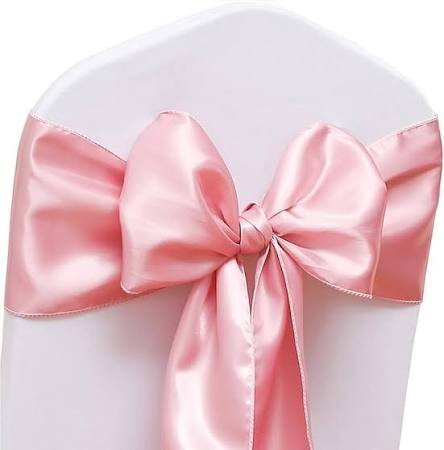 Pink Taffeta Sash