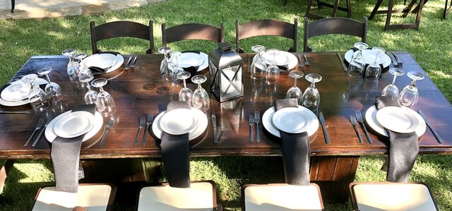 Vineyard 8' Rectangular Wood Table