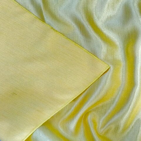 Maize Majestic Dupioni 90in x 156in Rectangle Tablecloth