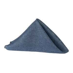 Navy Faux Burlap 20in Square Napkin 