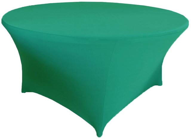 Jade 72in Round Spandex Table Cover