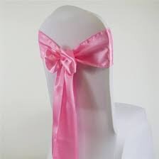 Pink Crushed Taffeta Sash