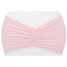 Pink Ruffled Spandex Chair Band