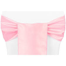 Pink Taffeta Sash