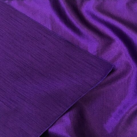Purple Majestic Dupioni 120in Round Tablecloth