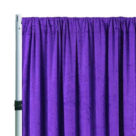 Purple Velvet 14' Single Drape
