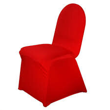 Red Spandex Banquet Chair Cover