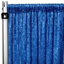 Royal Blue Velvet 14' Single Drape
